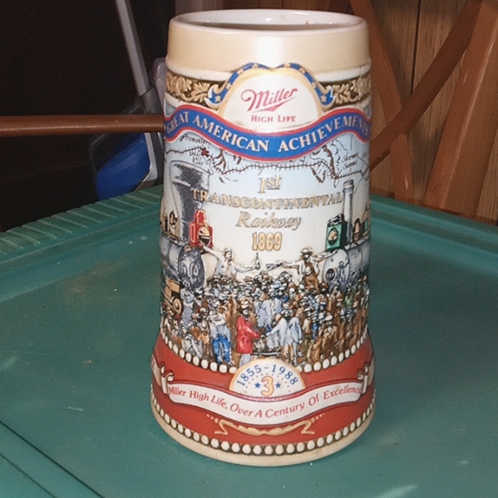 MILLER High Life Great American Achievements Steins Collectable Series